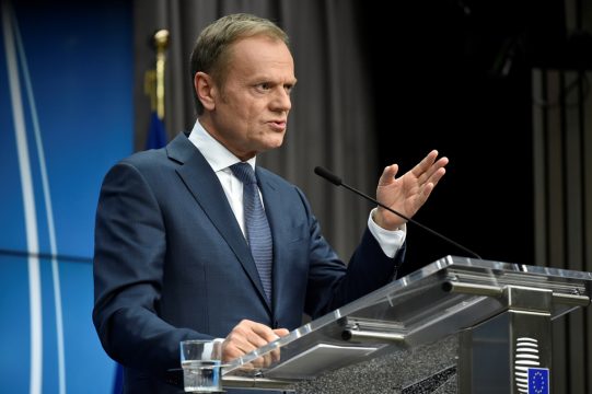 Donald Tusk beim EU-Gipfel
