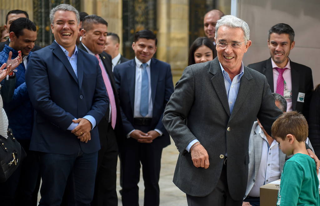 Alvaro Uribe (Bild: Raul Arboledal/AFP)