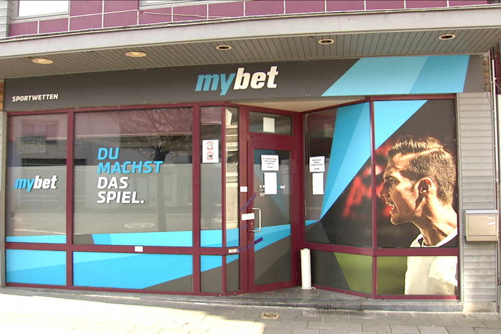 Wettbüro "My bet" in der Eupener Unterstadt (Bild: BRF Fernsehen)