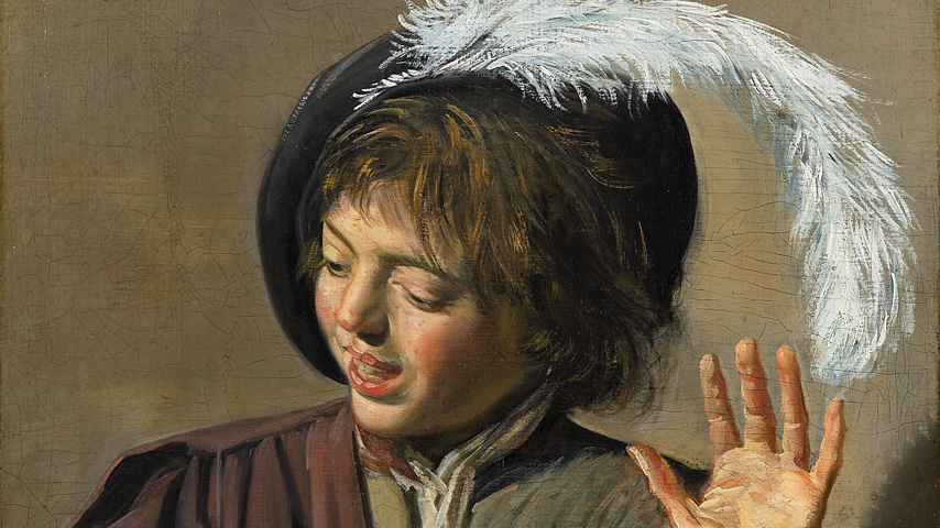 Singender Knabe mit Flöte, Frans Hals