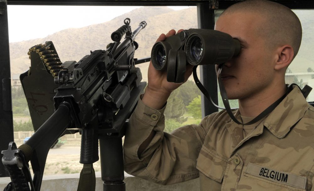 Belgischer Soldat in Kabul (Archivbild: Benoit Doppagne/Belga)