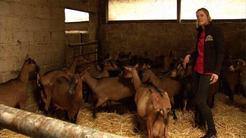 Die 28-jährige Landwirtin Astrid Bastin-Steffens