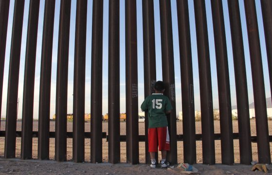 Grenzzaun in Ciudad Juarez