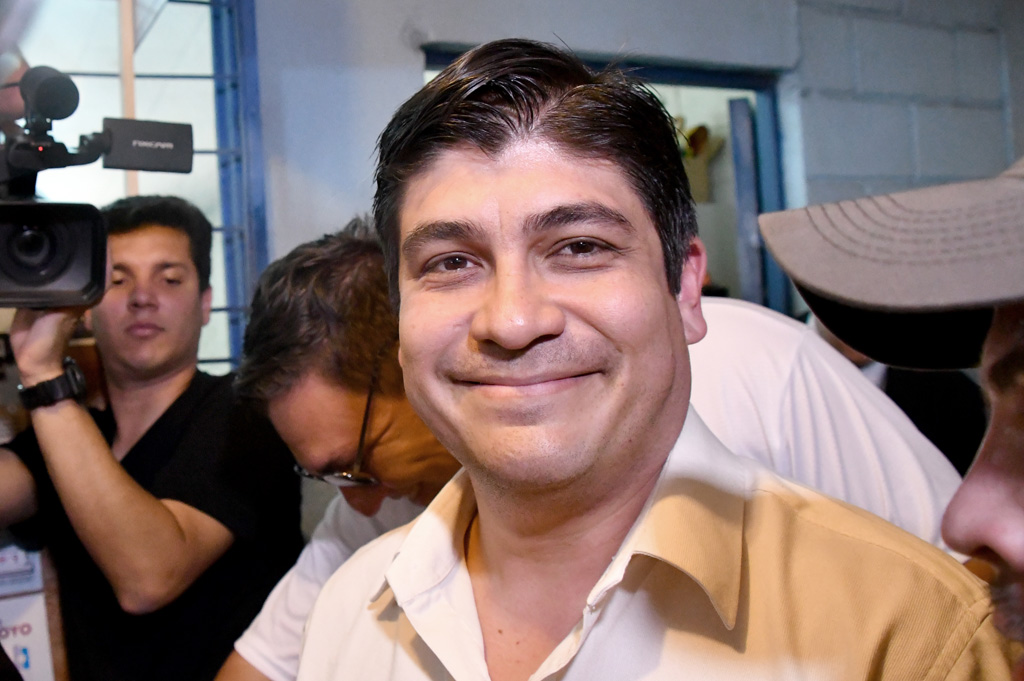 Carlos Alvarado gewinnt Präsidentschaftswahl in Costa Rica (Bild vom 1.4.2018)