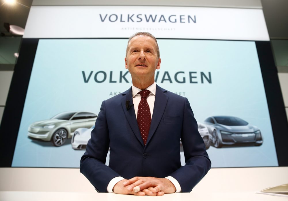 Der neue VW-Konzernchef Herbert Diess (Bild: Odd Andersen/AFP)