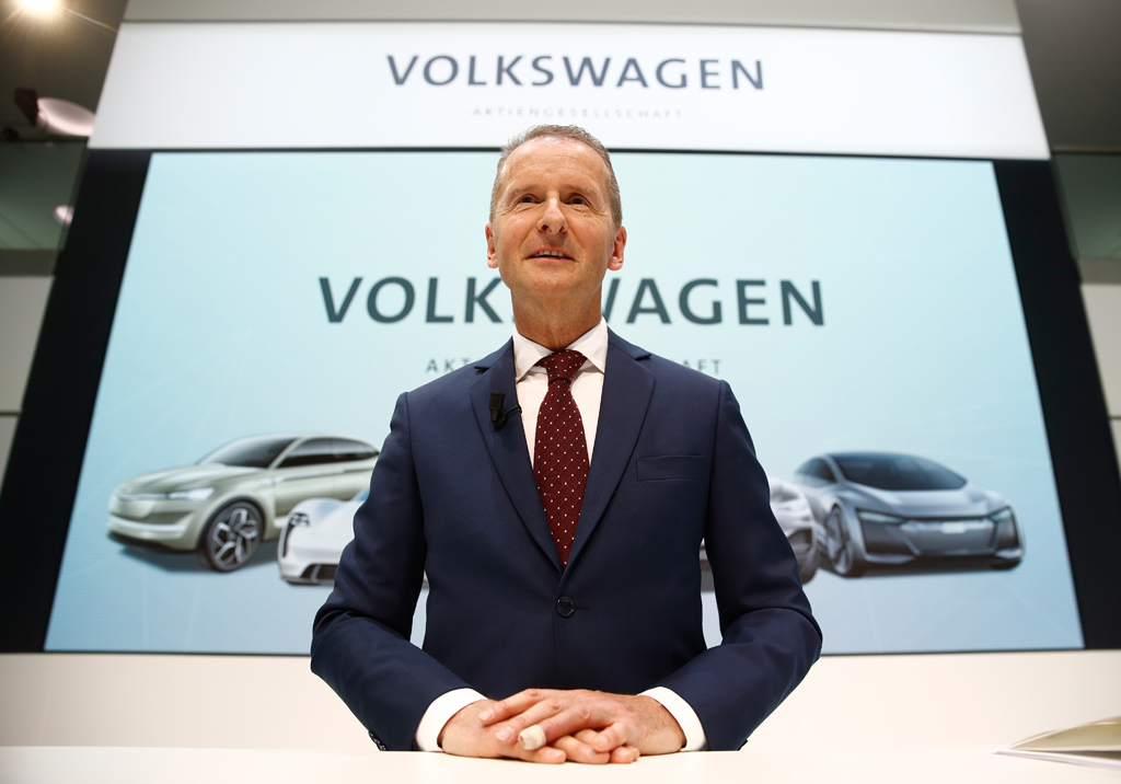 Der neue VW-Konzernchef Herbert Diess (Bild: Odd Andersen/AFP)