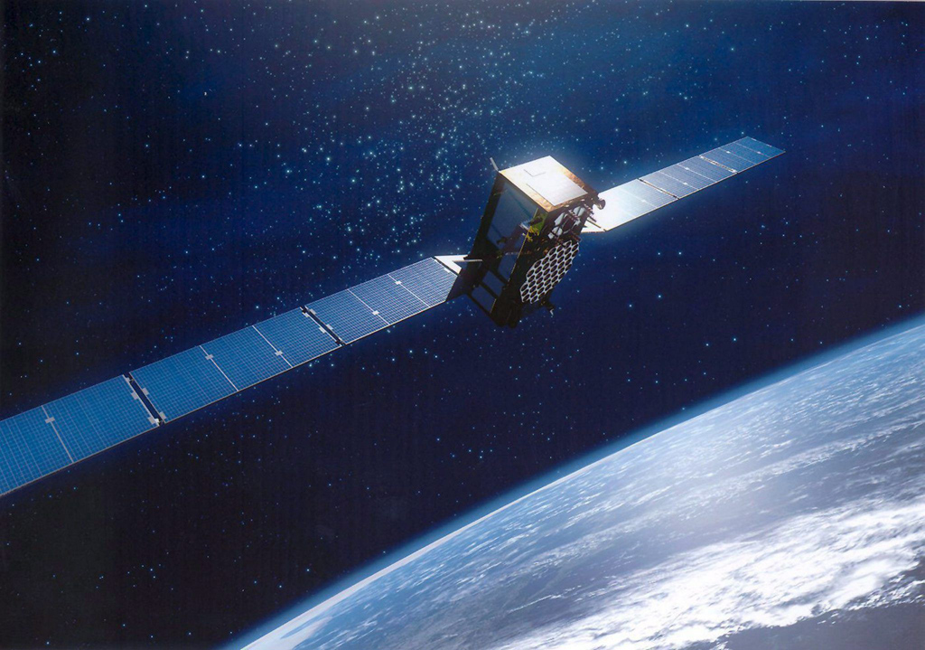 Galileo-Satellit im All (Bild: ESA/EPA)