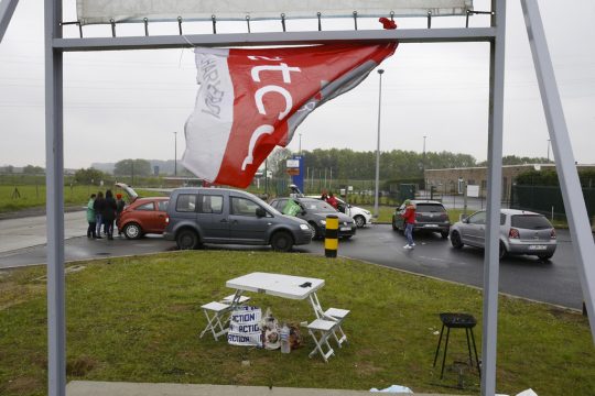 Das Lidl-Verteilerzentrum in Courcelles