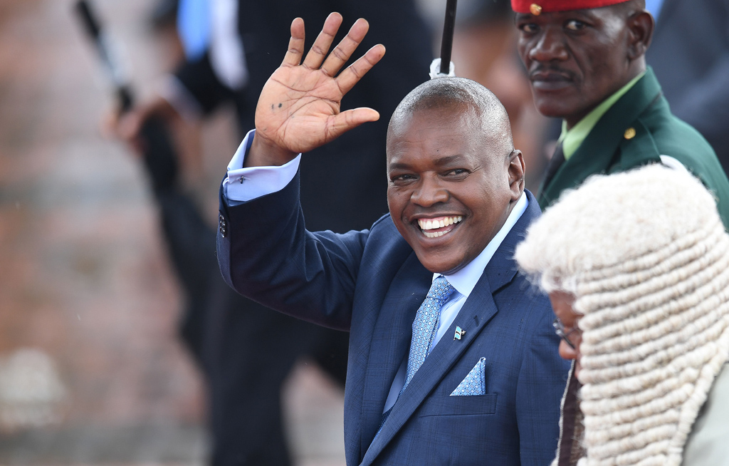Mokgweetsi Masisi, der neue Präsident von Botsuana (Bild: Monirul Bhuiyan/AFP)