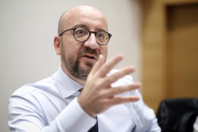 Premierminister Charles Michel