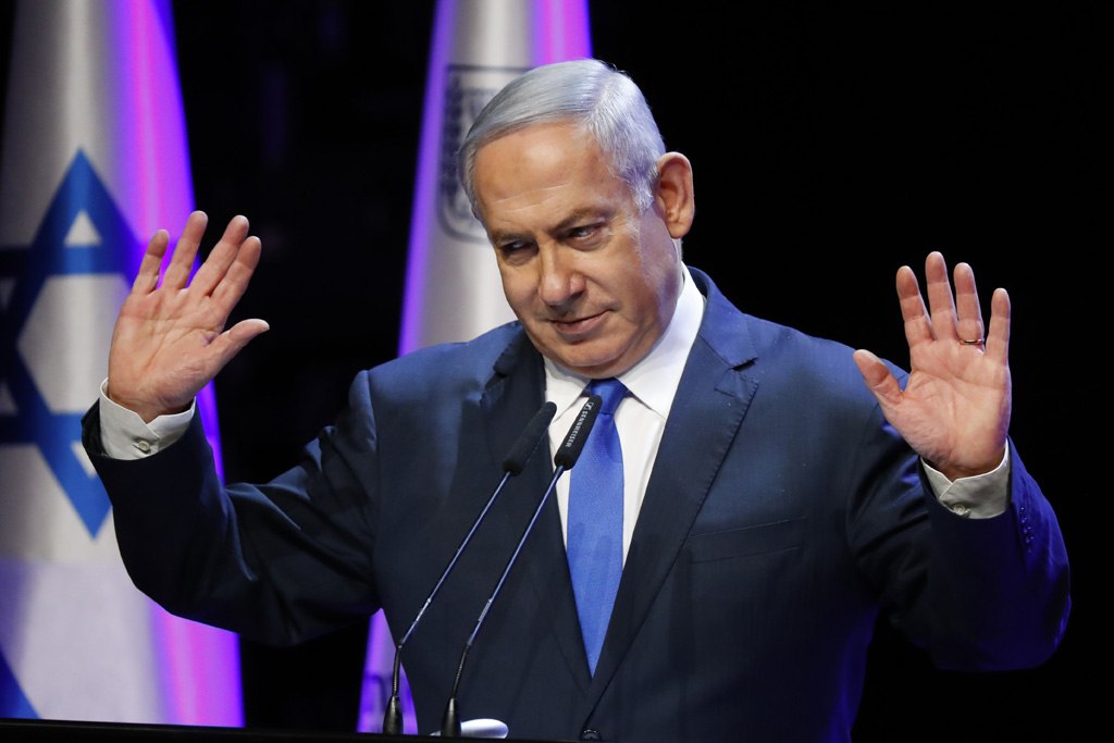 Benjamin Netanjahu in Tel Aviv