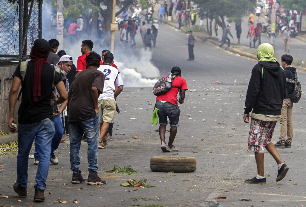 Proteste in Nicaragua (Bild: Inti Ocon/AFP)