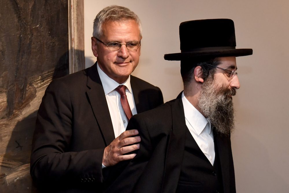 Kris Peeters und Beinahe-Kandidat Aron Berger