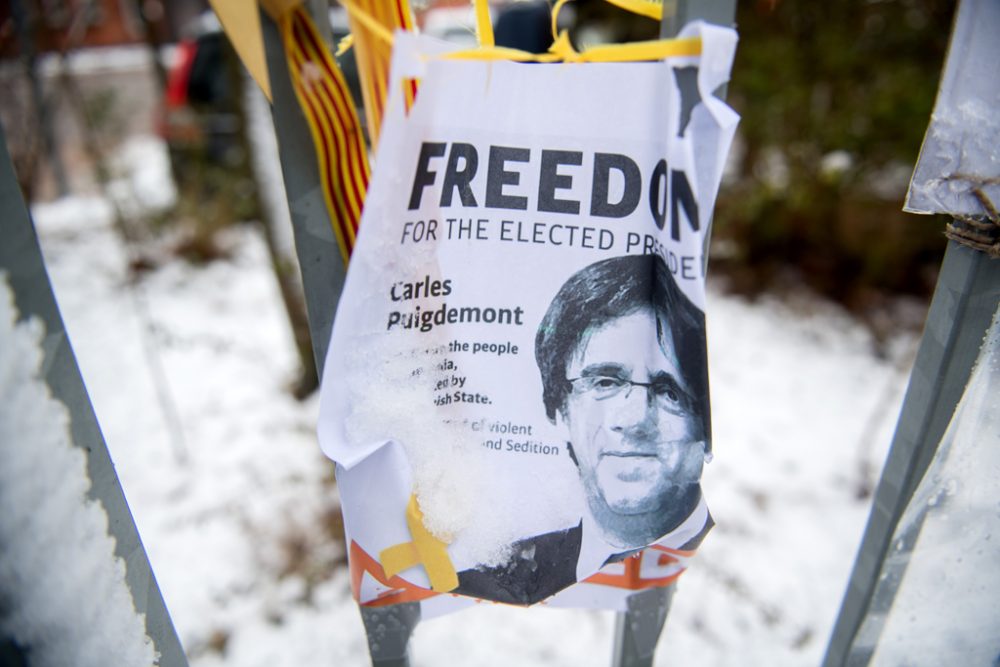 "Freiheit für Puigdemont"