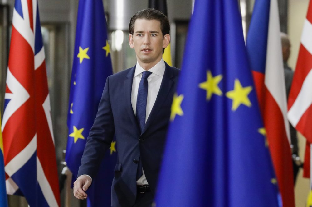 Österreichs Bundeskanzler Sebastian Kurz (Bild: Thierry Roge/Belga)