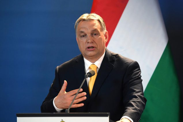 Victor Orban am Dienstag nach der Wahl