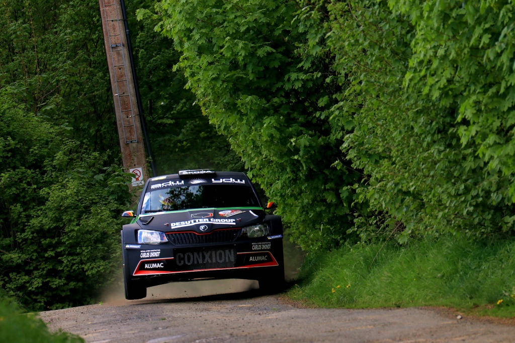 Bei der Rallye de Wallonie fährt Vincent Verschueren seinen ersten Saisonsieg ein (Bild: BRC)