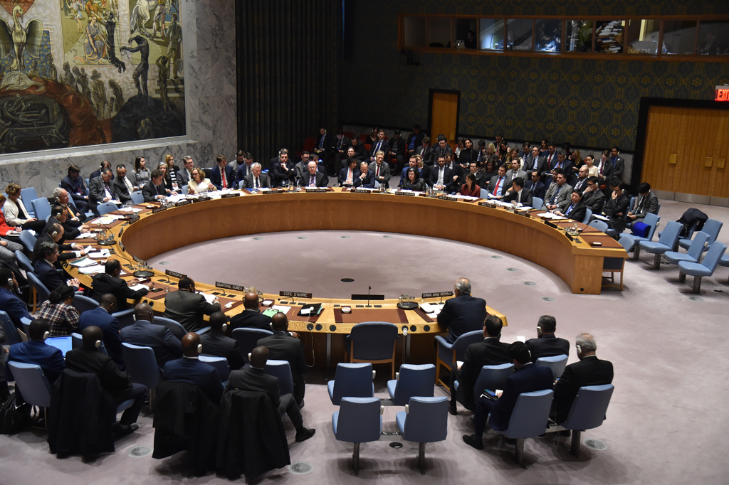 Der UN-Sicherheitsrat in New York