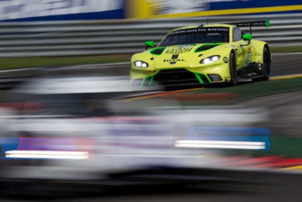 Maxime Martin kommt im Aston Martin Vantage AMR nur auf Startplatz acht der LMGTE Pro (Bild: Joao Felipe/JEP)