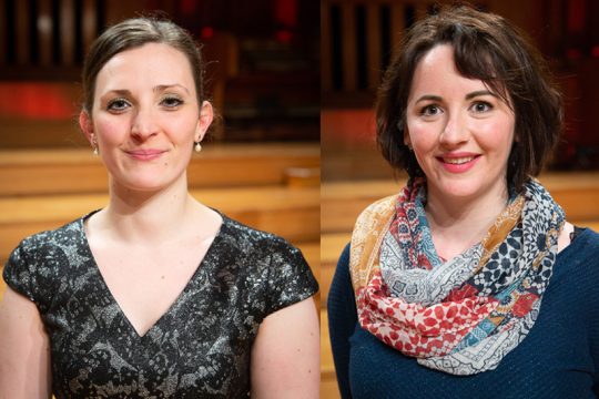 Charlotte Wajnberg (28) aus Antwerpen und Marianne Croux (27) aus Marche-en-Famenne(Bild: James Arthur Photography/belga)