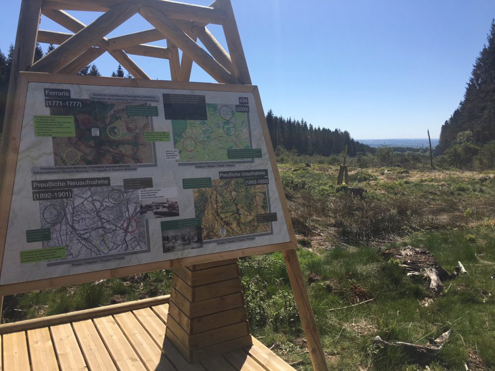 Neuer Naturlehrpfad und neuer Wanderweg am Naturparkzentrum Botrange (Bild: Simonne Doepgen/BRF)