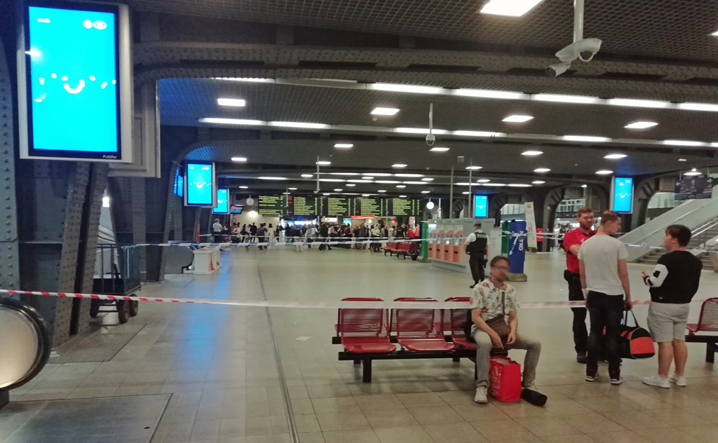 Schüsse am Bahnhof Bruxelles-Midi: Zwei Gleise wurden gesperrt