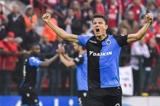 Jelle Vossen feiert seinen Treffer und den Meistertitel