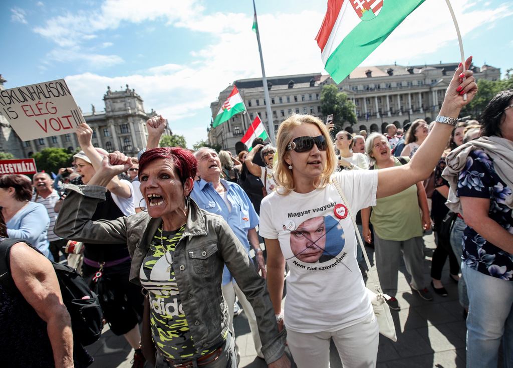 Proteste in Budapest