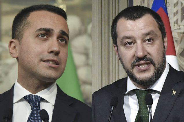 Luigi Di Maio und Matteo Salvini (Fünf-Sterne)