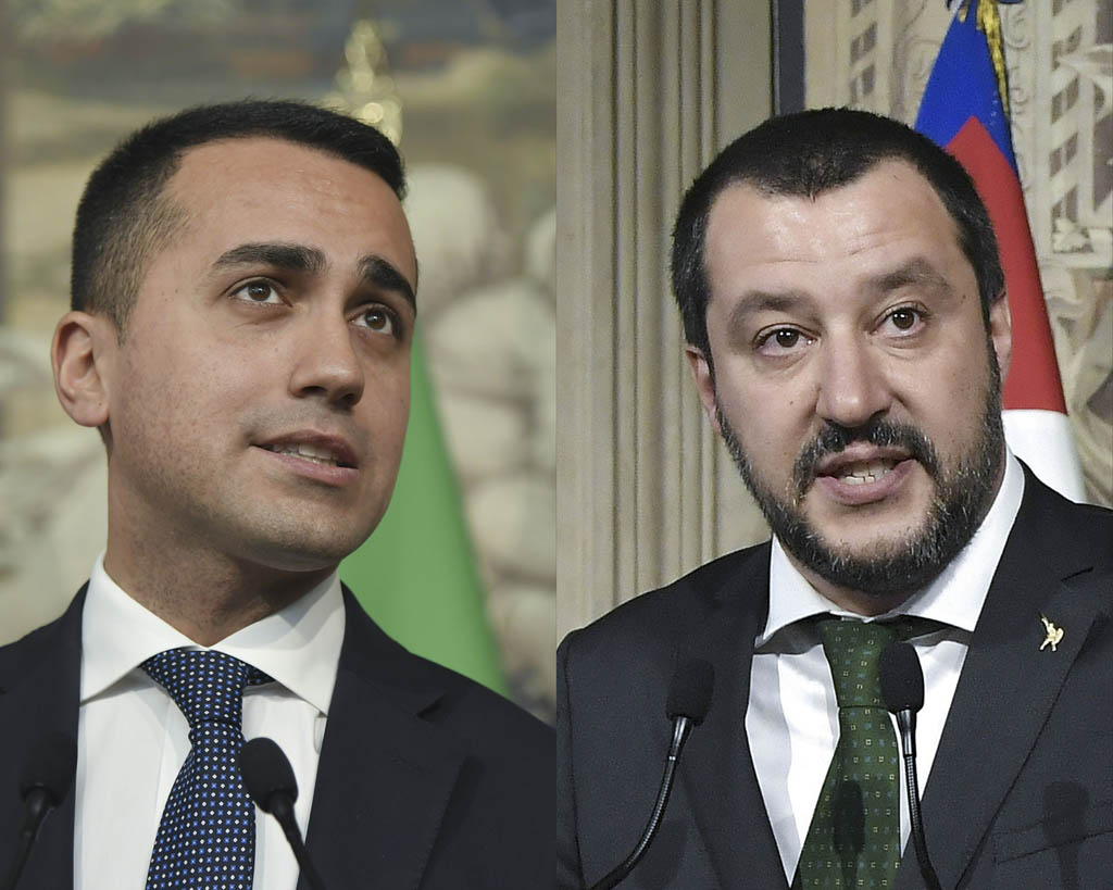 Luigi Di Maio und Matteo Salvini (Fünf-Sterne)