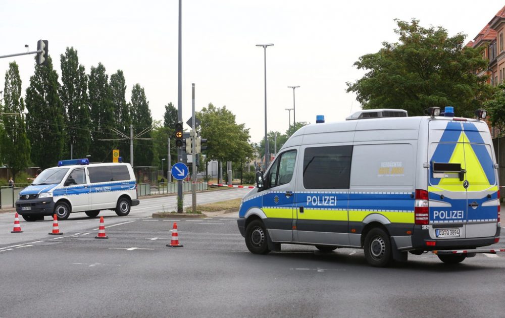 Bombenentschärfung in Dresden