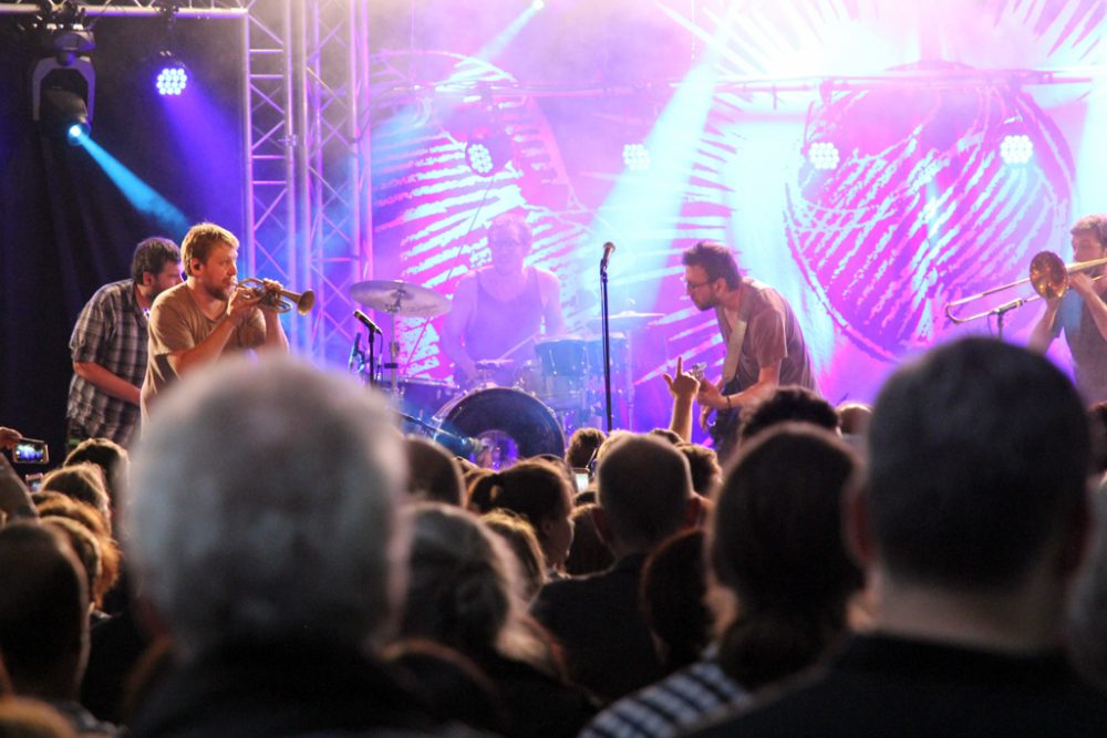 LaBrassBanda beim Eupen Musik Marathon (Bild: Julien Claessen/BRF)