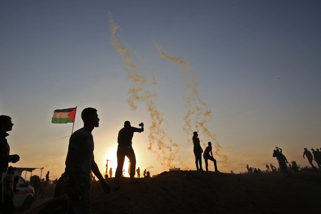 Proteste am Gazasteifen