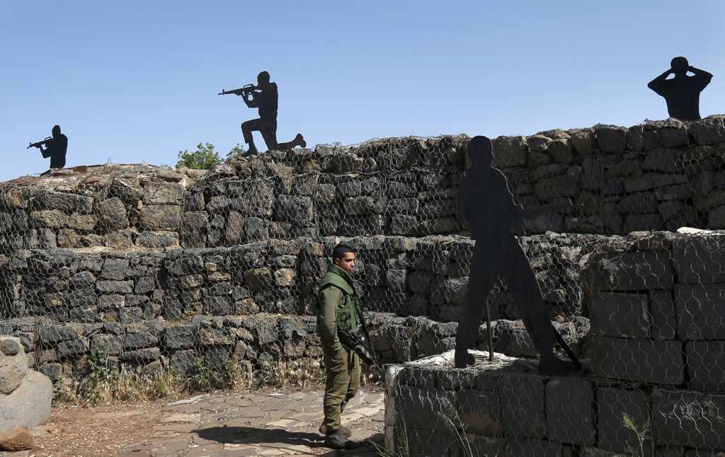 Israelische Soldaten auf den Golanhöhen