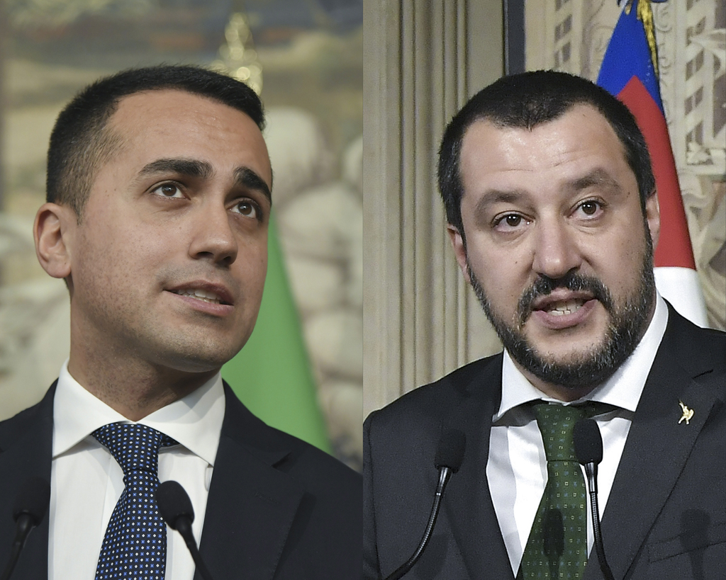 Luigi Di Maio (li.) und Matteo Salvini