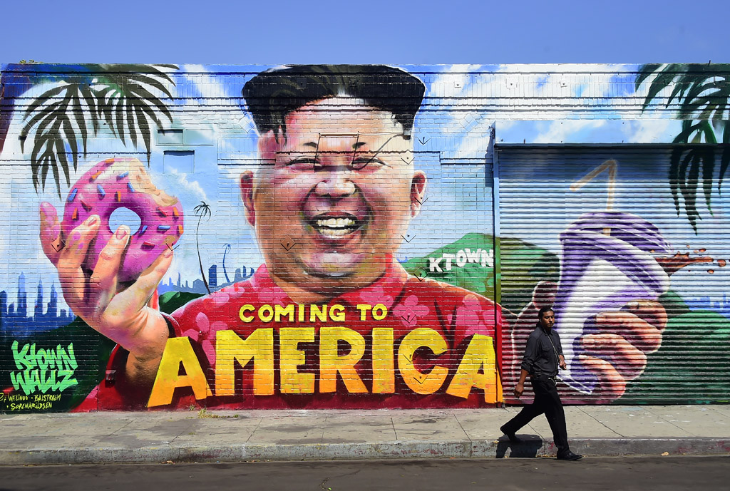 Graffiti in los Angeles (Bild: Frederic J. Brown/AFP)