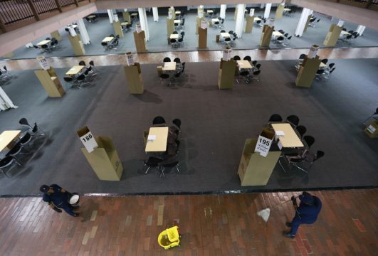 Vorbereitungen für die Wahlen in Kolumbien