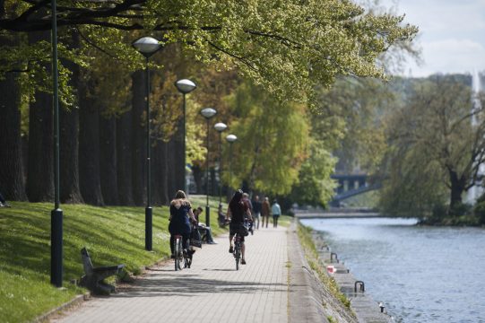 Das Maasufer bei Lüttich