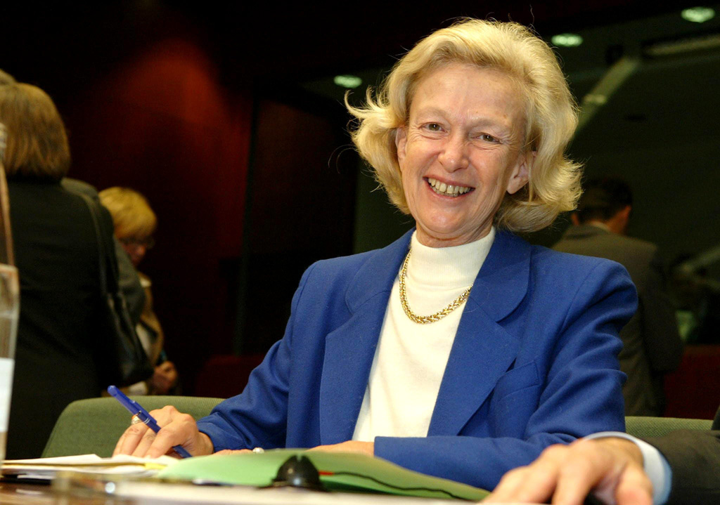 Drühere EU-Parlamentschefin Nicole Fontaine (Bild vom 14.5.2003)