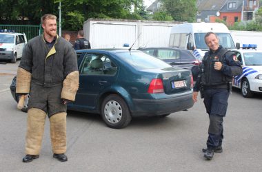 Polizisten der Großregion treffen sich in Eupen (Bild: Chantal Scheuren/BRF)