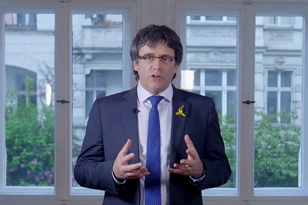 Ex-Regionalpräsident von Katalonien Carles Puigdemont