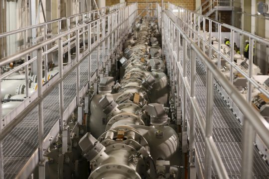 Hochspannungsstation "Stevin" unter dem Strand von Seebrügge (Bild: Nicolas Materlinck/Belga)