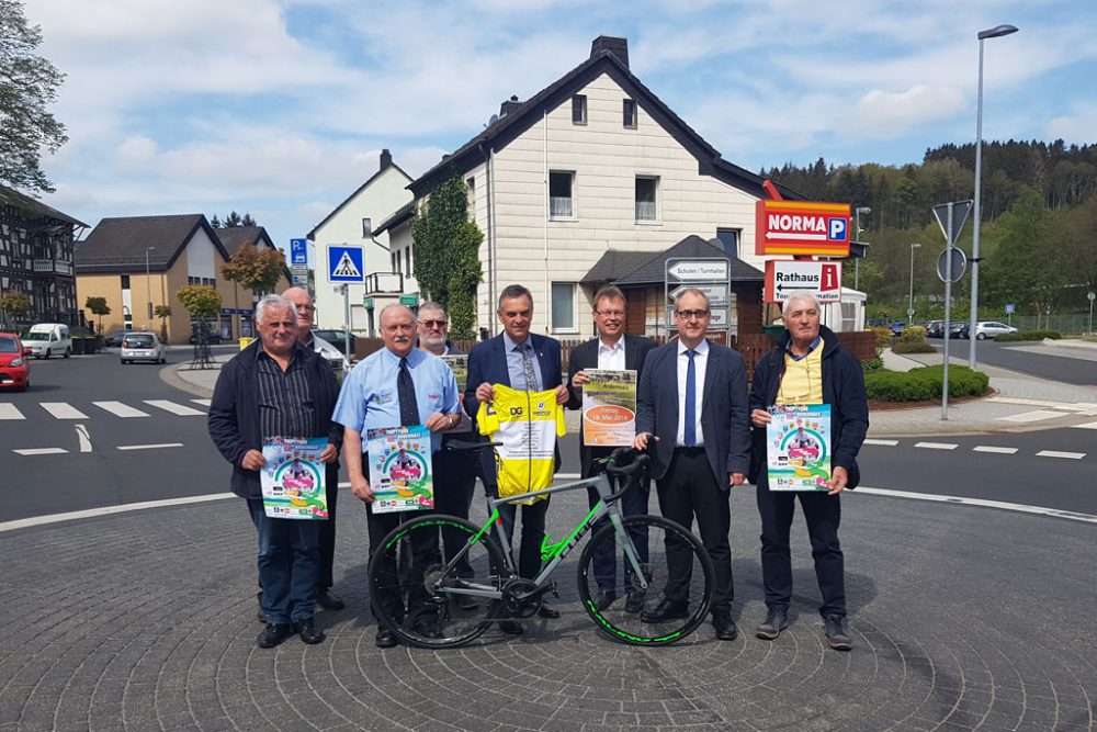 Die Vrantwortlichen des "Triptyque Ardennais in Hellenthal (3.5.2018)