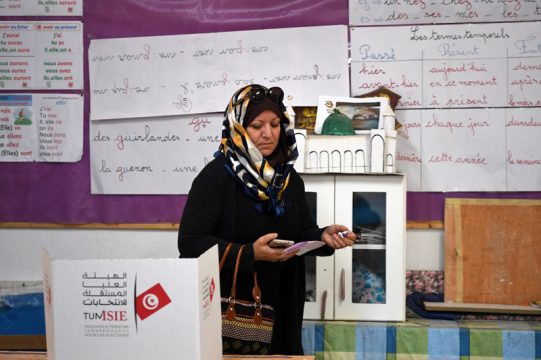 Wahl in Tunesien 6.5.2018 Bild: Fethi Belaid (afp)