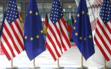 USA-/EU-Flaggen