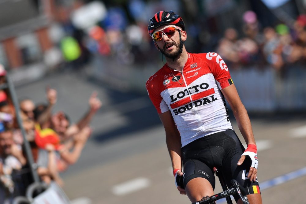 Jelle Vanendert gewinnt die Etappe der Belgien-Rundfahrt