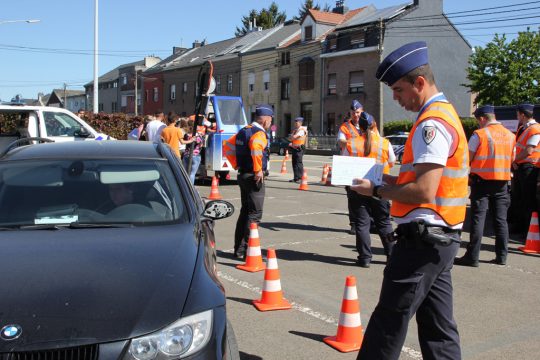 Training zur Straßenverkehrssicherheit in Welkenraedt (Bild: Simonne Doepgen/BRF)
