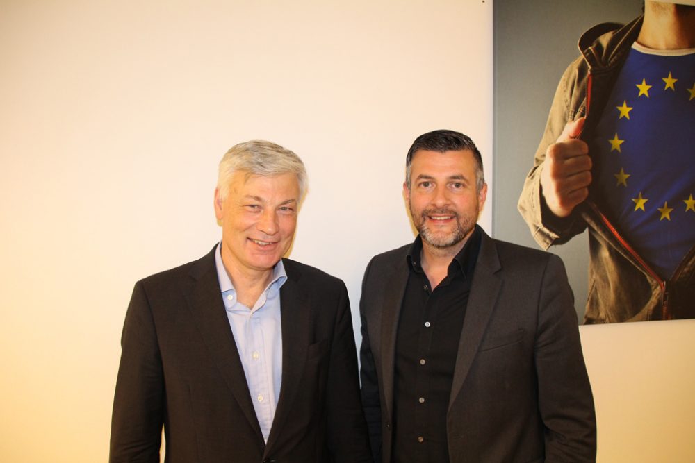 Claude Wiseler und Pascal Arimont im Europahaus in Eupen (Bild: Büro Arimont)