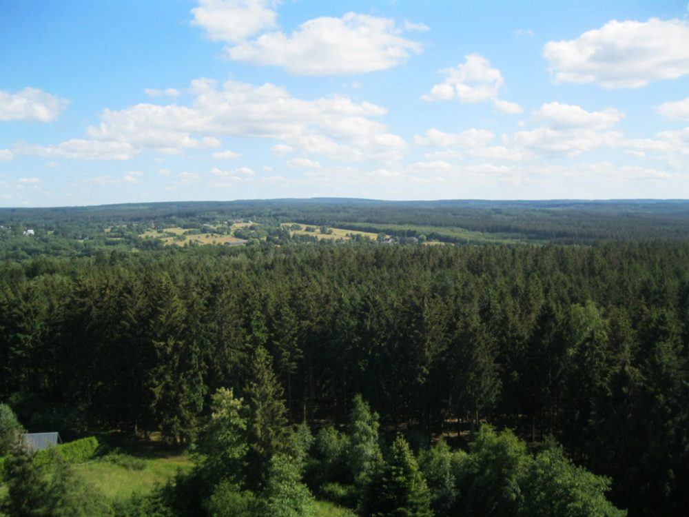 Ausblick von der BRF-Antenne auf Petergensfeld