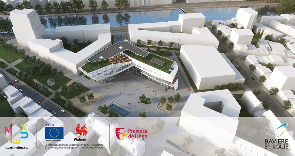 So soll der künftige Komplex auf dem Gelände des ehemaligen Bavière-Krankenhauses aussehen (Bild vom 6.6.2018)